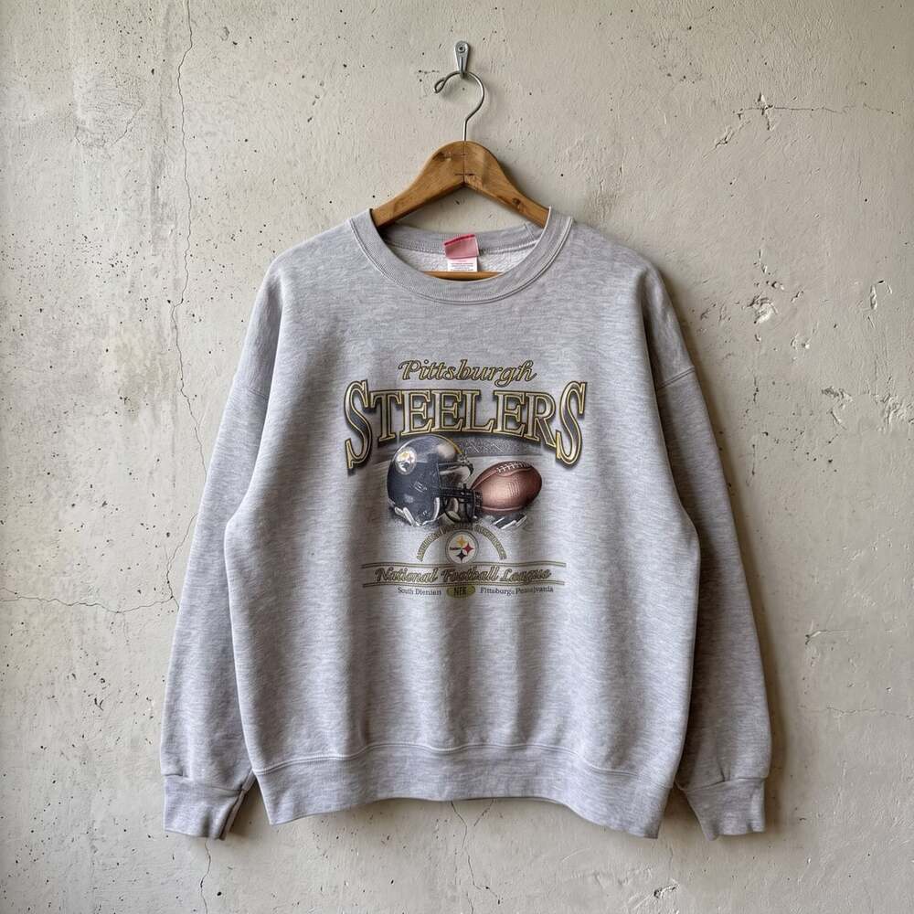 NFL Pittsburgh Steelers Sweatshirt Heather Grey